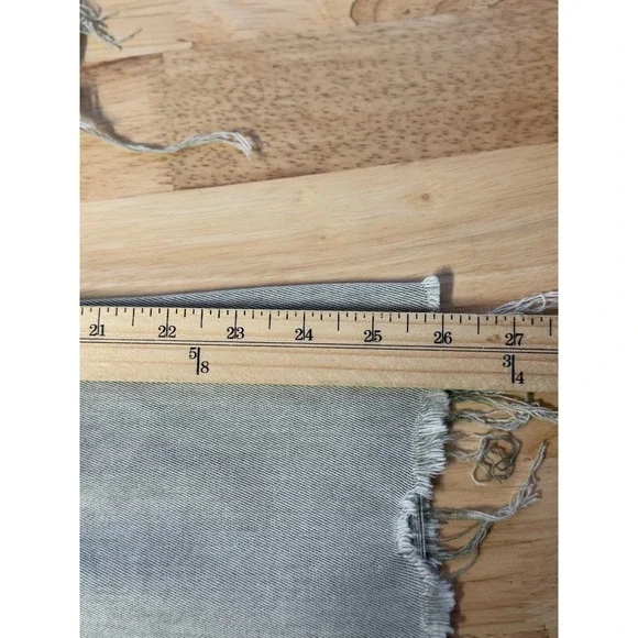 Vervet Bella High Rise Cropped Flare Jeans Women's 31/13 Moss Green NWT - Picture 11 of 11